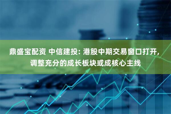 鼎盛宝配资 中信建投: 港股中期交易窗口打开, 调整充分的成长板块或成核心主线